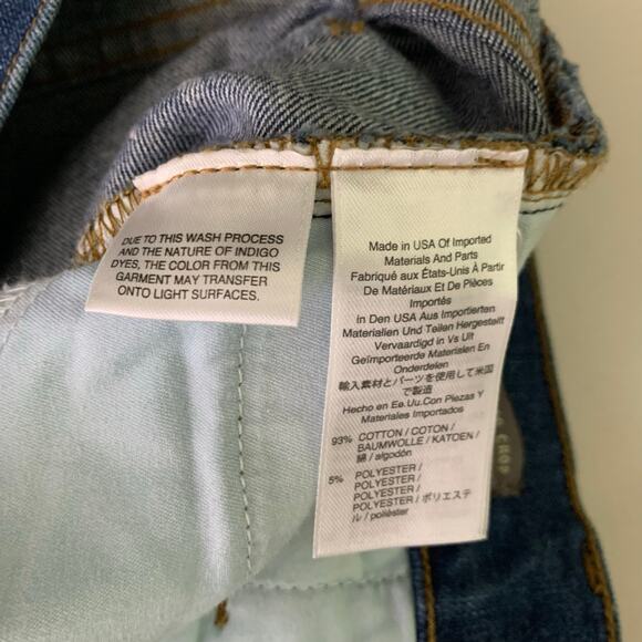 POINT SUR J CREW Jeans 30 Wide Leg Crop High Rise Denim 5 Pocket Zip Fly Casual - Picture 11 of 14